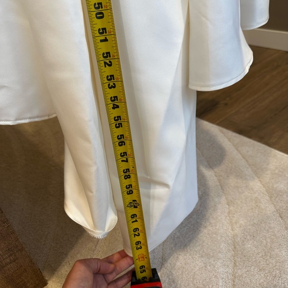 Custom-Made Two-Piece Satin Ballgown A-Line Wedding Dress (Adjustable Size) - Picture 10 of 11